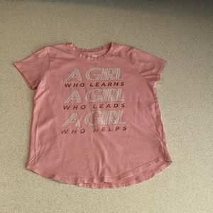 Girls L 10-12 Old Navy inspiration t-shirt
